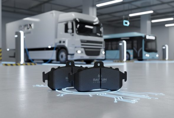 Specialized brake pads for electric vehicles from a leading EV supplier in China, showing corrosion-resistant ceramic formulation.