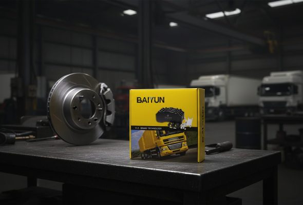 BAIYUN Brake semi-metallic brake pad repair kit box for commercial vehicles