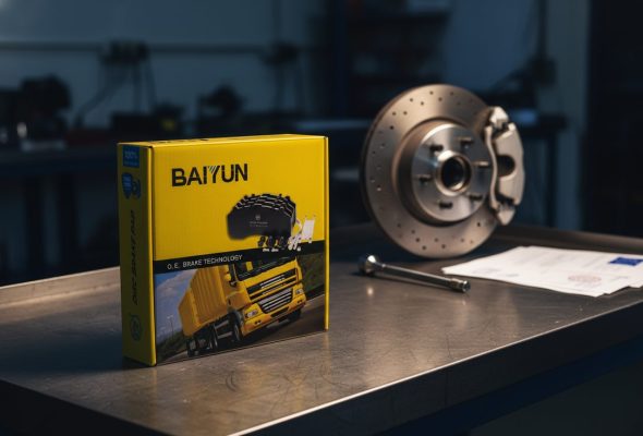 ECE R90 certified brake pads China supplier packaging box and compliant brake components