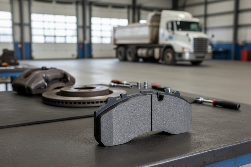 Установка тормозной колодки BAIYUN Brake CP2203 в плавающий суппорт в процессе установки новых тормозных колодок