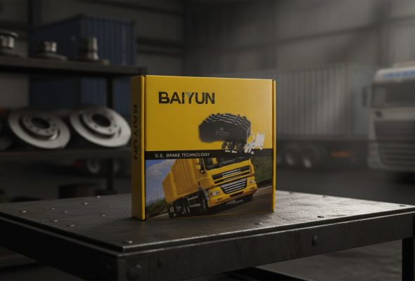 Brake pad certification export markets DOT ECE R90 - BAIYUN repair kit box with ECE R90 and DOT certification marks
