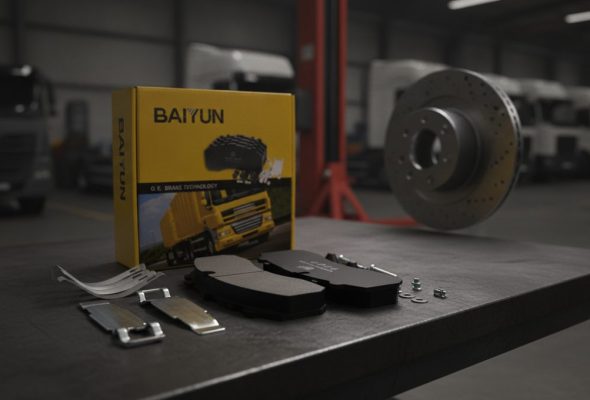 IVECO Daily Commercial brake pad guide - CP2219 pad on a heavy-duty caliper